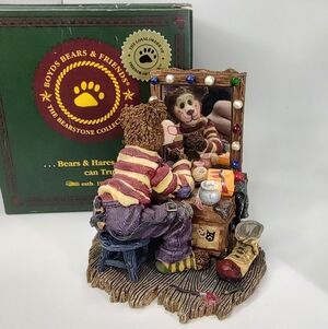 Boyds Bears Bearstone "Graffitie...Put On A Happy Face"